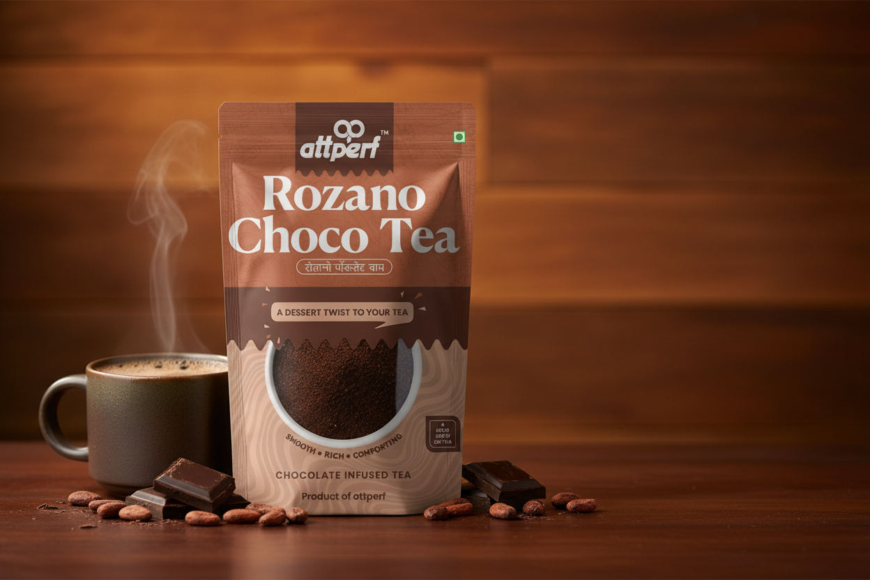 Attperf Rozano Choco Tea promotional banner